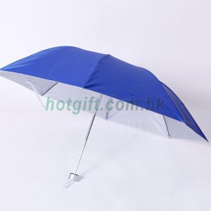 銀膠三折雨傘