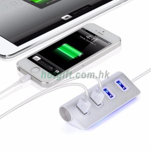 鋁合金4口USB2.0HUB
