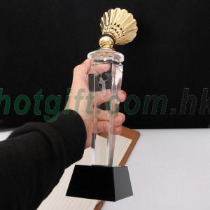 羽毛球籃球水晶獎杯