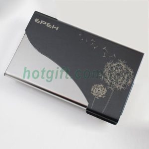 不銹鋼彩金半蓋名片盒