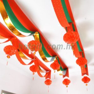聖誕節彩帶拉花吊旗