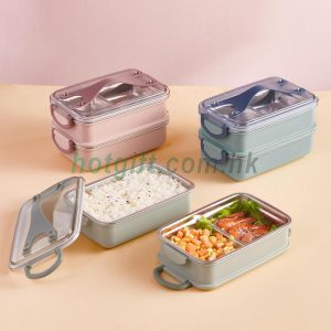 環保餐具便攜雙層飯盒
