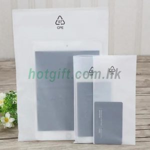 CPE磨砂袋平口袋可印LOGO